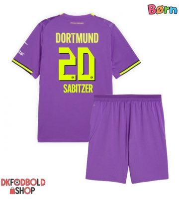 Borussia Dortmund Marcel Sabitzer #20 Tredje trøje Børn 2026-27 Kort ærmer (+ korte bukser)